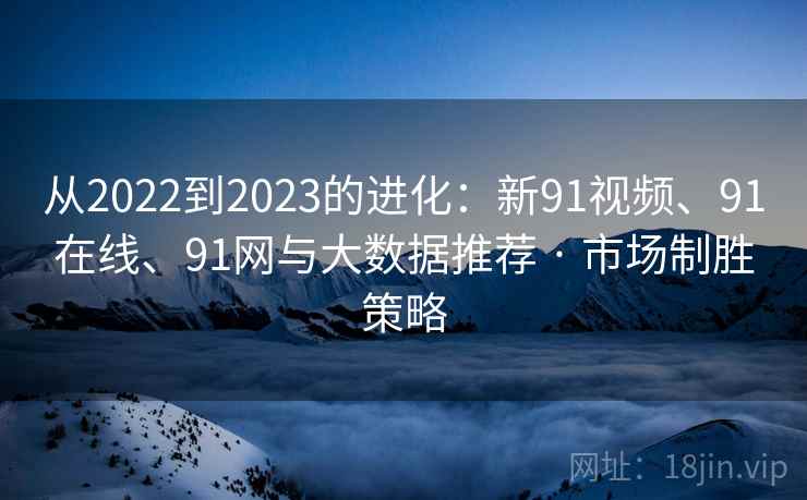 从2022到2023的进化：新91视频、91在线、91网与大数据推荐 · 市场制胜策略