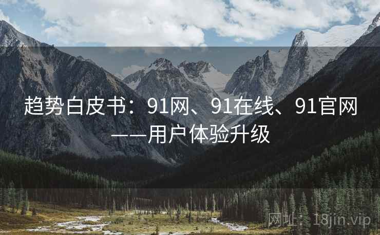 趋势白皮书：91网、91在线、91官网——用户体验升级