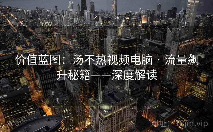 价值蓝图：汤不热视频电脑 · 流量飙升秘籍——深度解读
