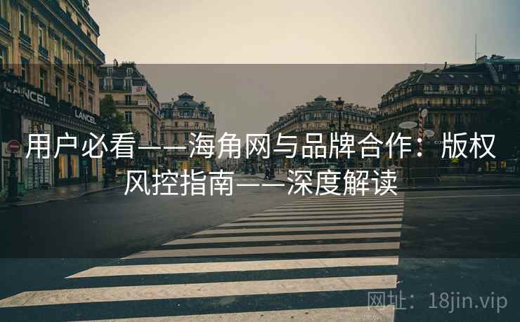 用户必看——海角网与品牌合作：版权风控指南——深度解读