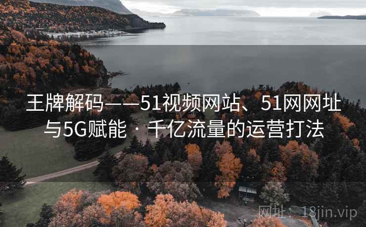 王牌解码——51视频网站、51网网址与5G赋能 · 千亿流量的运营打法 王牌解码——51视频网站、51网网址与5G赋能 · 千亿流量的运营打法